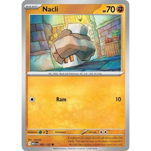 ME01: Mega Evolution - 082/132 - Nacli - Reverse Holo