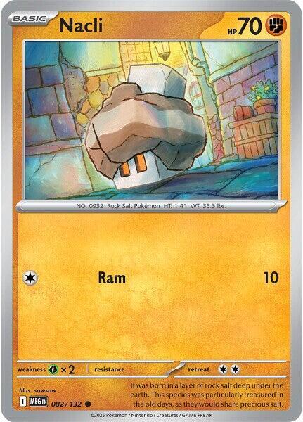 ME01: Mega Evolution - 082/132 - Nacli - Reverse Holo