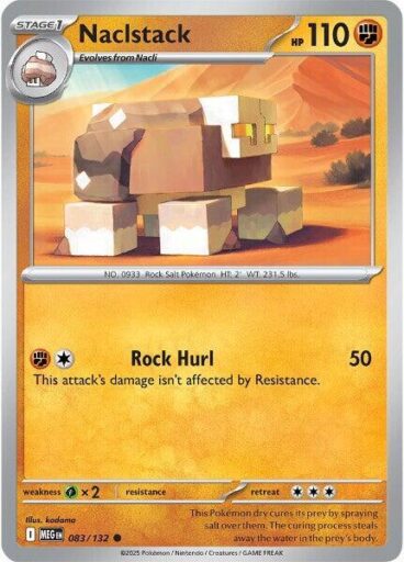 ME01: Mega Evolution - 083/132 - Naclstack - Reverse Holo
