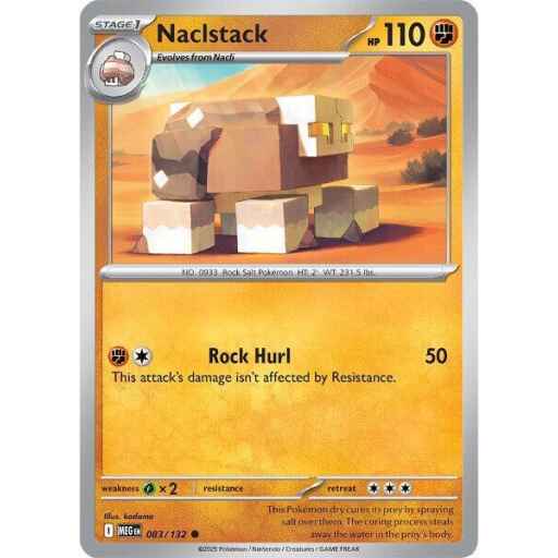 ME01: Mega Evolution - 083/132 - Naclstack - Reverse Holo