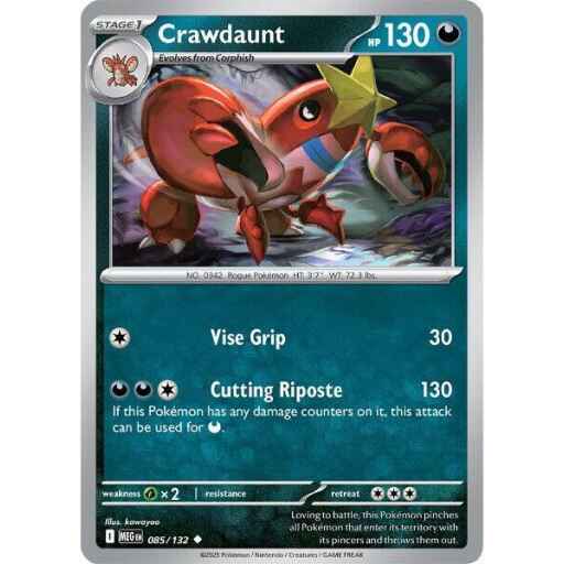 ME01: Mega Evolution - 085/132 - Crawdaunt