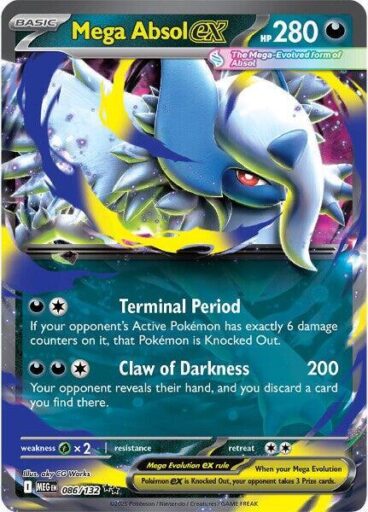 ME01: Mega Evolution - 086/132 - Mega Absol ex
