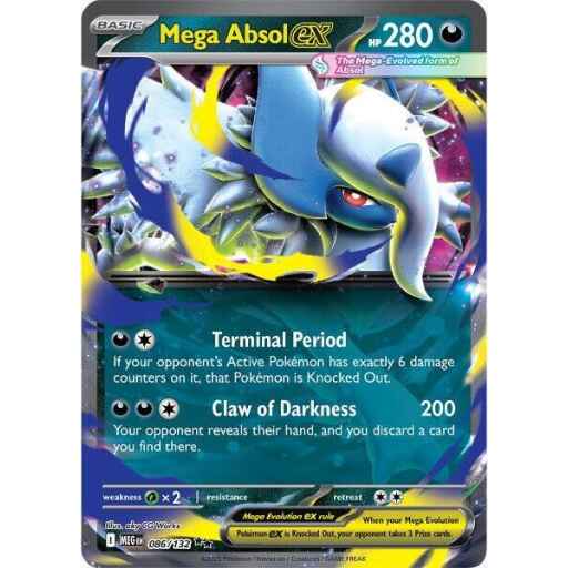 ME01: Mega Evolution - 086/132 - Mega Absol ex