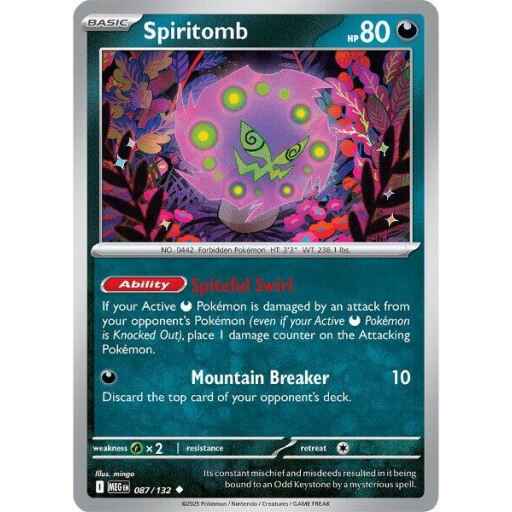 ME01: Mega Evolution - 087/132 - Spiritomb - Reverse Holo