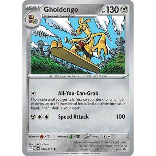 ME01: Mega Evolution - 099/132 - Gholdengo - Reverse Holo