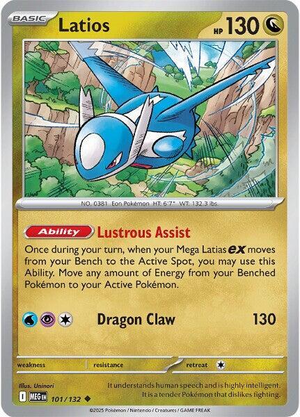 ME01: Mega Evolution - 101/132 - Latios - Reverse Holo