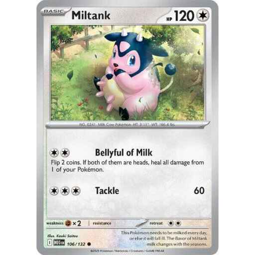 ME01: Mega Evolution - 106/132 - Miltank - Reverse Holo