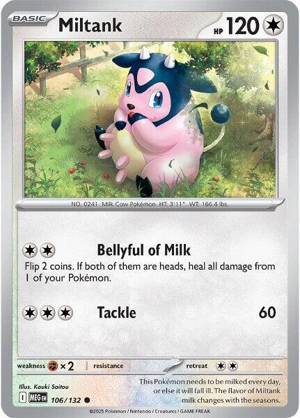 ME01: Mega Evolution - 106/132 - Miltank - Reverse Holo