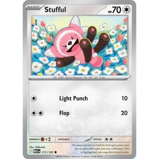 ME01: Mega Evolution - 111/132 - Stufful - Reverse Holo