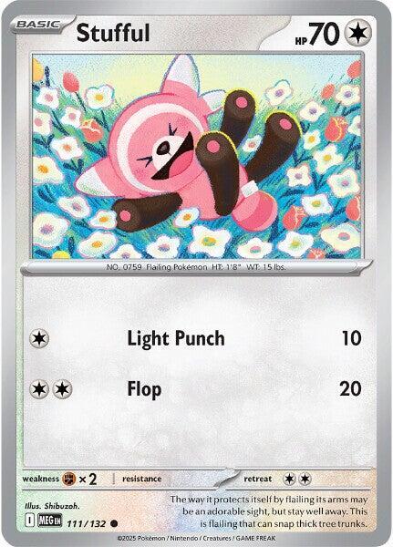 ME01: Mega Evolution - 111/132 - Stufful - Reverse Holo