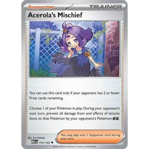 ME01: Mega Evolution - 113/132 - Acerola's Mischief - Reverse Holo
