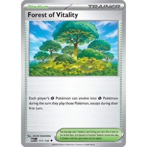 ME01: Mega Evolution - 117/132 - Forest of Vitality - Reverse Holo