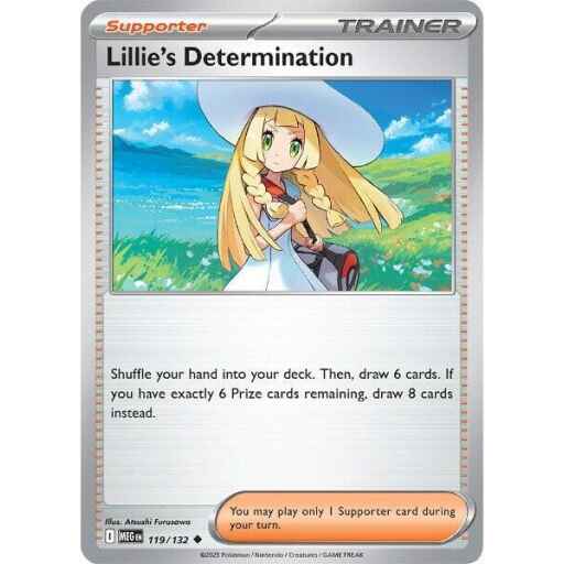ME01: Mega Evolution - 119/132 - Lillie's Determination - Reverse Holo