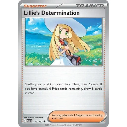 ME01: Mega Evolution - 119/132 - Lillie's Determination - Reverse Holo