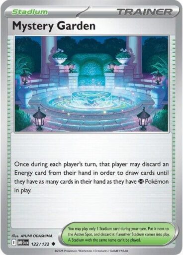ME01: Mega Evolution - 122/132 - Mystery Garden - Reverse Holo