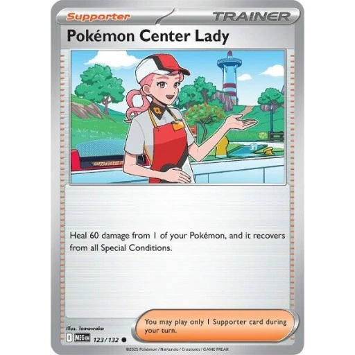 ME01: Mega Evolution - 123/132 - Pokemon Center Lady - Reverse Holo