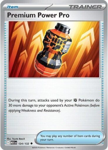 ME01: Mega Evolution - 124/132 - Premium Power Pro - Reverse Holo
