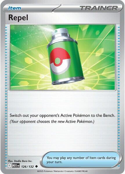 ME01: Mega Evolution - 126/132 - Repel - Reverse Holo