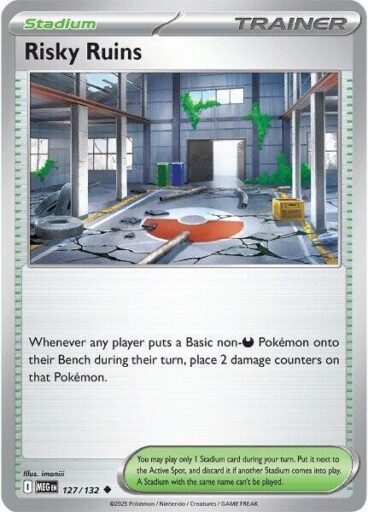 ME01: Mega Evolution - 127/132 - Risky Ruins - Reverse Holo