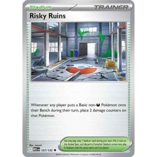 ME01: Mega Evolution - 127/132 - Risky Ruins - Reverse Holo