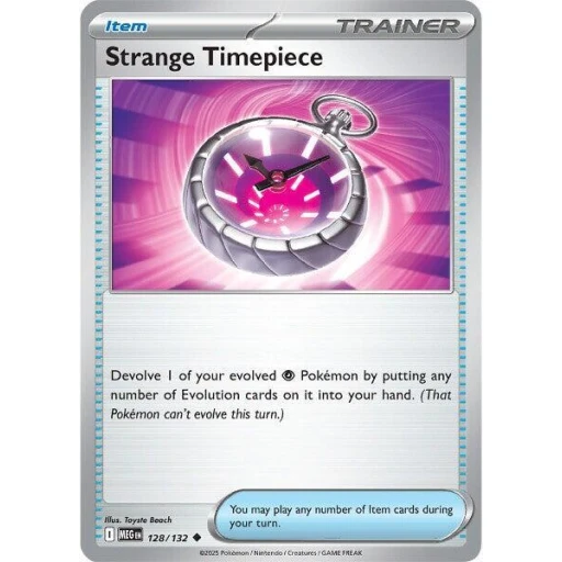 ME01: Mega Evolution - 128/132 - Strange Timepiece - Reverse Holo