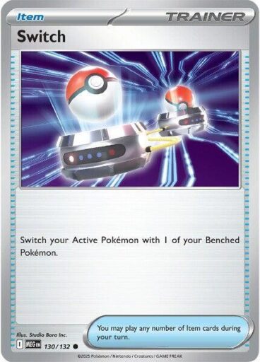 ME01: Mega Evolution - 130/132 - Switch - Reverse Holo
