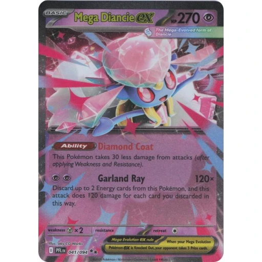 ME02: Phantasmal Flames - 041/094 - Mega Diancie ex