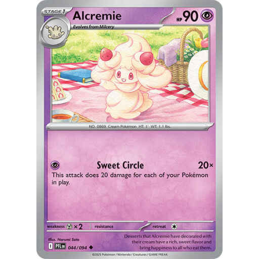 ME02: Phantasmal Flames - 044/094 - Alcremie - Reverse Holo