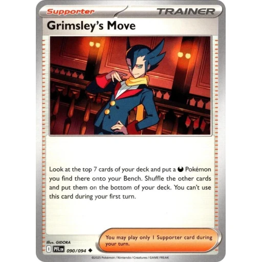 ME02: Phantasmal Flames - 090/094 - Grimsley's Move - Reverse Holo