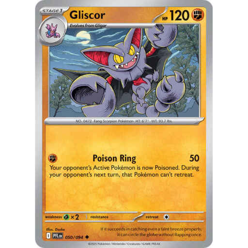 ME02: Phantasmal Flames - 050/094 - Gliscor - Reverse Holo