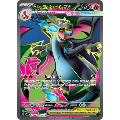 ME02: Phantasmal Flames - 109/094 - Mega Charizard X ex