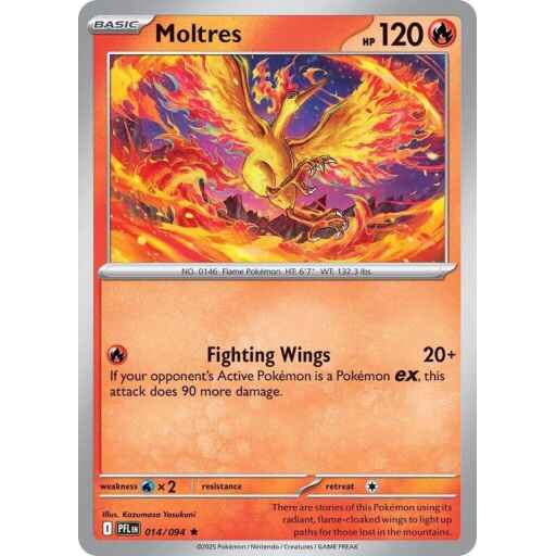 ME02: Phantasmal Flames - 014/094 - Moltres - Reverse Holo