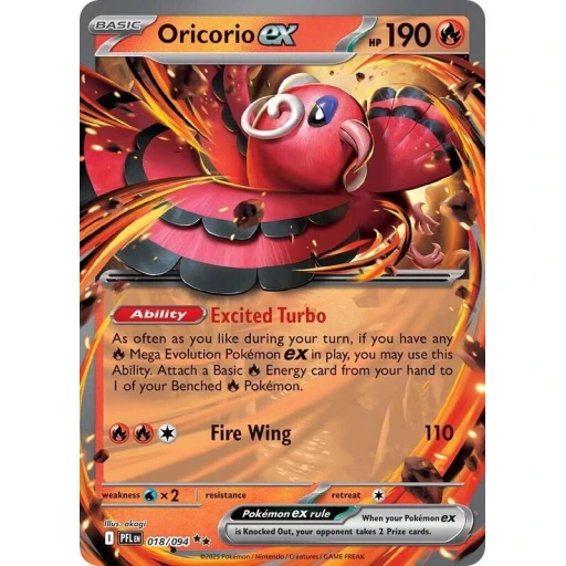 ME02: Phantasmal Flames - 018/094 - Oricorio ex