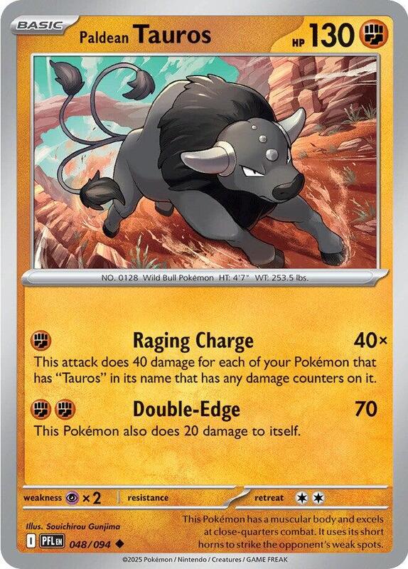 ME02: Phantasmal Flames - 048/094 - Paldean Tauros