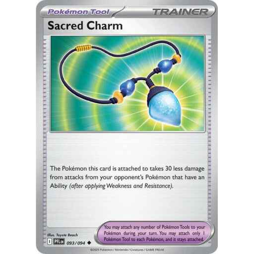 ME02: Phantasmal Flames - 093/094 - Sacred Charm - Reverse Holo