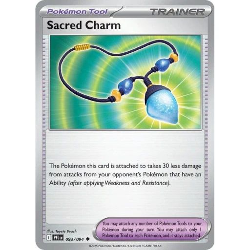 ME02: Phantasmal Flames - 093/094 - Sacred Charm - Reverse Holo