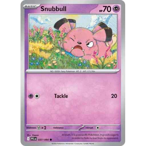 ME02: Phantasmal Flames - 037/094 - Snubbull - Reverse Holo