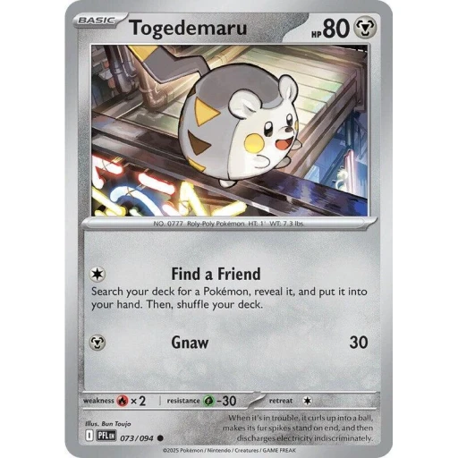 ME02: Phantasmal Flames - 073/094 - Togedemaru - Reverse Holo