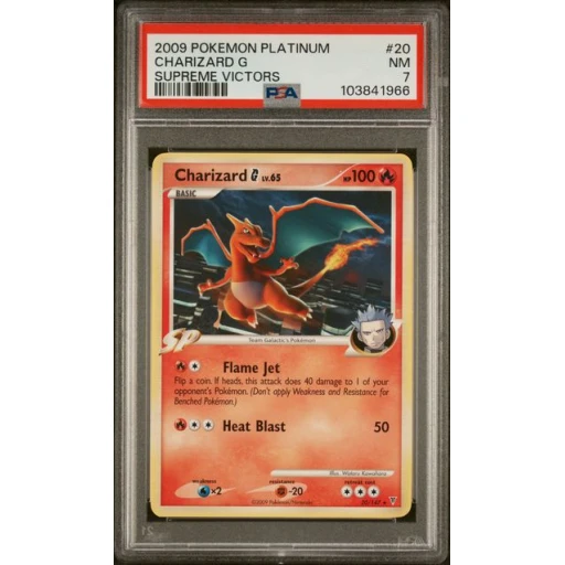 PSA 7 Near Mint - 2009 Pokemon Supreme Victors Charizard G #20