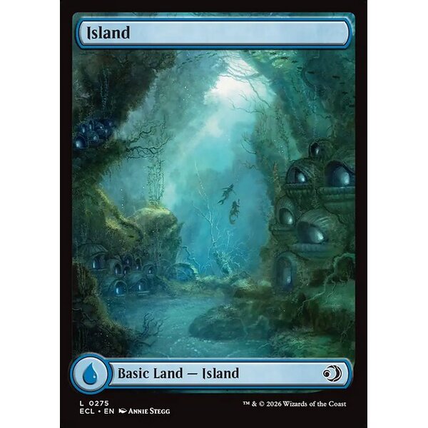 Lorwyn Eclipsed - 275 - Island - Common - C - Foil (Front)