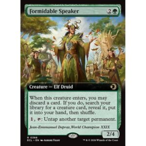 Lorwyn Eclipsed - 366 - Formidable Speaker - Rare - G - Non-foil (Front)