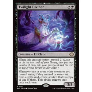 Lorwyn Eclipsed - 122 - Twilight Diviner - Rare - B - Foil (Front)