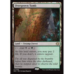 Lorwyn Eclipsed - 266 - Overgrown Tomb - Rare - C - Non-foil (Front)