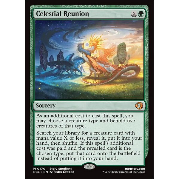 Lorwyn Eclipsed - 170 - Celestial Reunion - Mythic - G - Foil (Front)