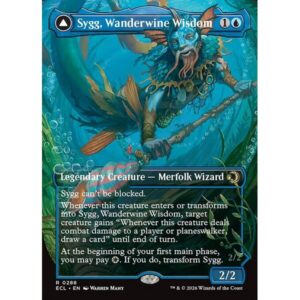 Lorwyn Eclipsed - 288 - Sygg, Wanderwine Wisdom // Sygg, Wanderbrine Shield - Rare - C - Foil (Front)