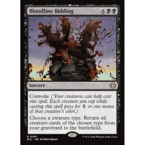 Lorwyn Eclipsed - 91 - Bloodline Bidding - Rare - B - Foil (Front)