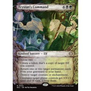 Lorwyn Eclipsed - 344 - Trystan's Command - Rare - BG - Non-foil (Front)