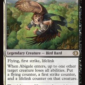 Lorwyn Eclipsed - 204 - Abigale, Eloquent First-Year - Rare - WB - Foil (Front)