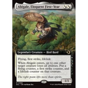 Lorwyn Eclipsed - 368 - Abigale, Eloquent First-Year - Rare - WB - Non-foil (Front)