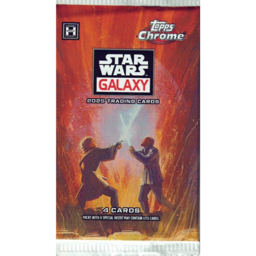 [Rip & Ship Exclusive] Topps Chrome Star Wars 2025 Galaxy Hobby Pack